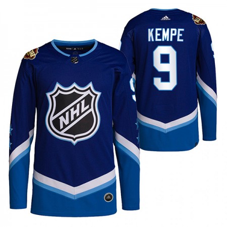 Los Angeles Kings Adrian Kempe 9 2022 NHL All-Star Blauw Authentic Shirt - Mannen